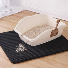 Load image into Gallery viewer, HiFuzzyPet Cat Litter Mat Waterproof Double-Layer Foldable