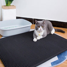 Load image into Gallery viewer, HiFuzzyPet Cat Litter Mat Waterproof Double-Layer Foldable