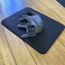 Load image into Gallery viewer, HiFuzzyPet Cat Litter Mat Waterproof Double-Layer Foldable