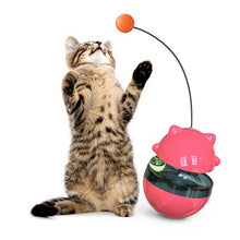 Load image into Gallery viewer, HiFuzzyPet Indoor Cat Interactive Toy, Cat Tracks Tumbler Treat Ball