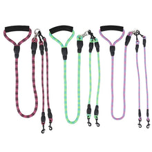 Load image into Gallery viewer, HiFuzzyPet Double Dog Leash With Comfortable Padded Handles