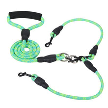 Load image into Gallery viewer, HiFuzzyPet Double Dog Leash With Comfortable Padded Handles