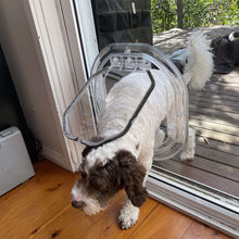 Load image into Gallery viewer, HiFuzzyPet 4 Locking Ways Cat Door For Patios Screen Door & Windows