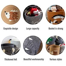 Load image into Gallery viewer, HiFuzzyPet Felt Dog Toy Basket, Pet Toys Storage Bin