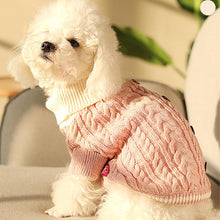 Load image into Gallery viewer, HiFuzzyPet Turtleneck Dog Sweater Warm Cute Dog Clothes