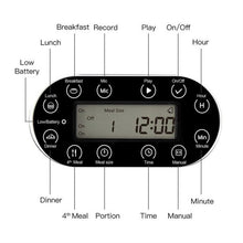 Load image into Gallery viewer, HiFuzzyPet Intelligent Voice Automatic Timing Pet Feeder