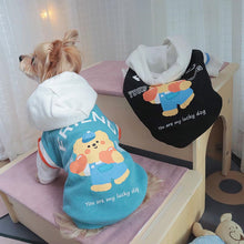 Load image into Gallery viewer, HiFuzzyPet Stitching Dog Hoodie Fake Two Pieces