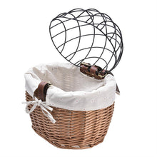 Load image into Gallery viewer, HiFuzzyPet Weave Small Dog Cat Bike Basket
