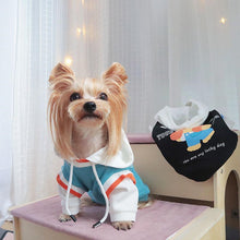 Load image into Gallery viewer, HiFuzzyPet Stitching Dog Hoodie Fake Two Pieces