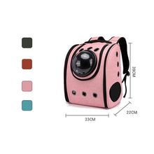 Load image into Gallery viewer, HiFuzzyPet Portable Leather Cat Backpack Carrier with Bubble