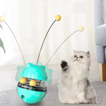 Load image into Gallery viewer, HiFuzzyPet Indoor Cat Interactive Toy, Cat Tracks Tumbler Treat Ball