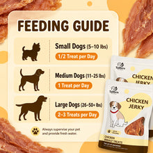Load image into Gallery viewer, Tailfern Chicken Jerky Dog Treats, High Protain Dog Training Treats
