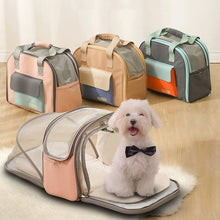 Load image into Gallery viewer, HiFuzzyPet 3-in-1 Expandable Travel Breathable Dog Carrier Bag
