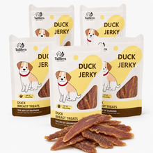 Load image into Gallery viewer, Tailfern Duck Jerky Dog Treats, High Protain Dog Training Treats
