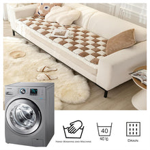 Load image into Gallery viewer, Plaid Square Cotton Pet Friendly Sofa Seat Covers, Couch Protector Mat Pad for Dogs
