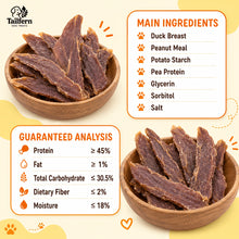 Load image into Gallery viewer, Tailfern Duck Jerky Dog Treats, High Protain Dog Training Treats
