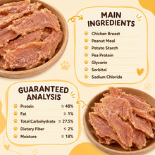 Load image into Gallery viewer, Tailfern Chicken Jerky Dog Treats, High Protain Dog Training Treats
