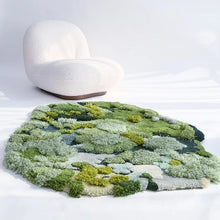 Load image into Gallery viewer, 3D Moss Rug Hand Tufted Wool Pet Rug for Living Room

