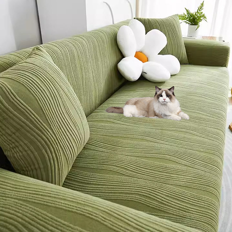 Jacquard Thicken Stretch Full-Cover Anti-scratch Sofa Cover