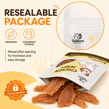 Load image into Gallery viewer, Tailfern Chicken Jerky Dog Treats, High Protain Dog Training Treats
