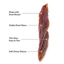 Load image into Gallery viewer, Tailfern Duck Jerky Dog Treats, High Protain Dog Training Treats
