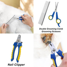 Load image into Gallery viewer, 8-Piece Dog Grooming Kit
