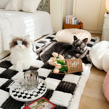 Load image into Gallery viewer, Plaid Square Cotton Pet Friendly Sofa Seat Covers, Couch Protector Mat Pad for Dogs
