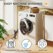 Load image into Gallery viewer, Cream Square Plaid Cozy Dog Bed Sofa Protector Cover
