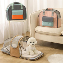 Load image into Gallery viewer, HiFuzzyPet 3-in-1 Expandable Travel Breathable Dog Carrier Bag
