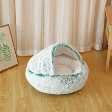 Load image into Gallery viewer, HiFuzzyPet Cat Cave Bed With Fluffy Cover
