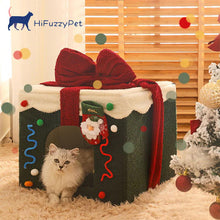 Load image into Gallery viewer, cat bed is match the atmosphere of Christmas 
