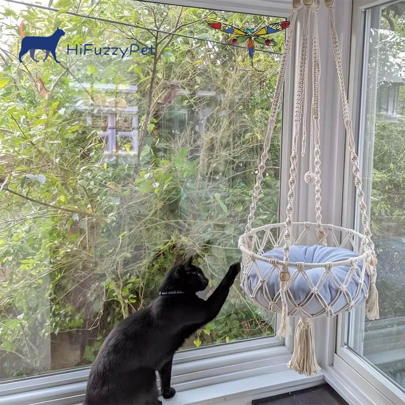 hanging cat hammock 