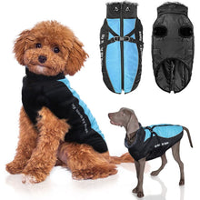 Load image into Gallery viewer, blue dog coat jacket keep warm
