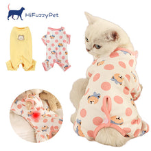 Load image into Gallery viewer, HiFuzzyPet Dog &amp; Cat Recovery Suit, Bodysuit for Cats After Surgery
