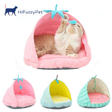 Load image into Gallery viewer, HiFuzzyPet Fruit Cute Cat Bed Pet Tent Bed
