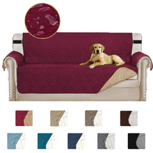 Load image into Gallery viewer, HiFuzzyPet Water Resistant Reversible Pet Couch Cover, Furniture Protector
