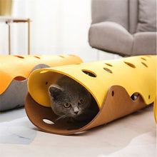 Load image into Gallery viewer, HiFuzzyPet Pets Cat Felt Cloth Tunnel Toy
