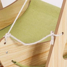 Load image into Gallery viewer, HiFuzzyPet Cat Hammock Wooden Pet Hanging Swing For Small Medium Cats
