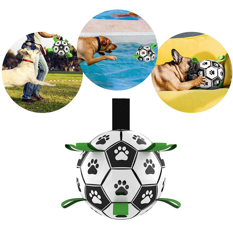 Voovpet Dog Toys Frisbee Ball with Grab Tabs Interactive Dog Toys