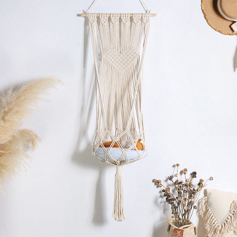 B hanging cat hammock swing