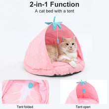 Load image into Gallery viewer, HiFuzzyPet Fruit Cute Cat Bed Pet Tent Bed

