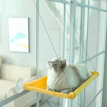 Load image into Gallery viewer, HiFuzzyPet Cat Window Hammock, Space Saving Window Perch for Cats
