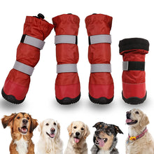 Load image into Gallery viewer, reflective dog boot ensure the night safe
