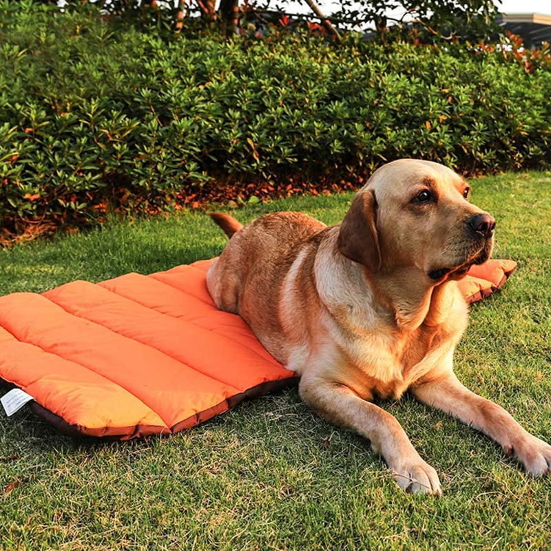 HiFuzzyPet Waterproof Outdoor Dog Bed for Camping