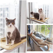 Load image into Gallery viewer, HiFuzzyPet Cat Window Hammock, Space Saving Window Perch for Cats
