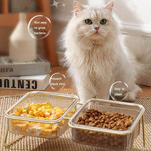Load image into Gallery viewer, HiFuzzyPet Non-slip Cat Food and Water Bowls, Raised Pet Bowl
