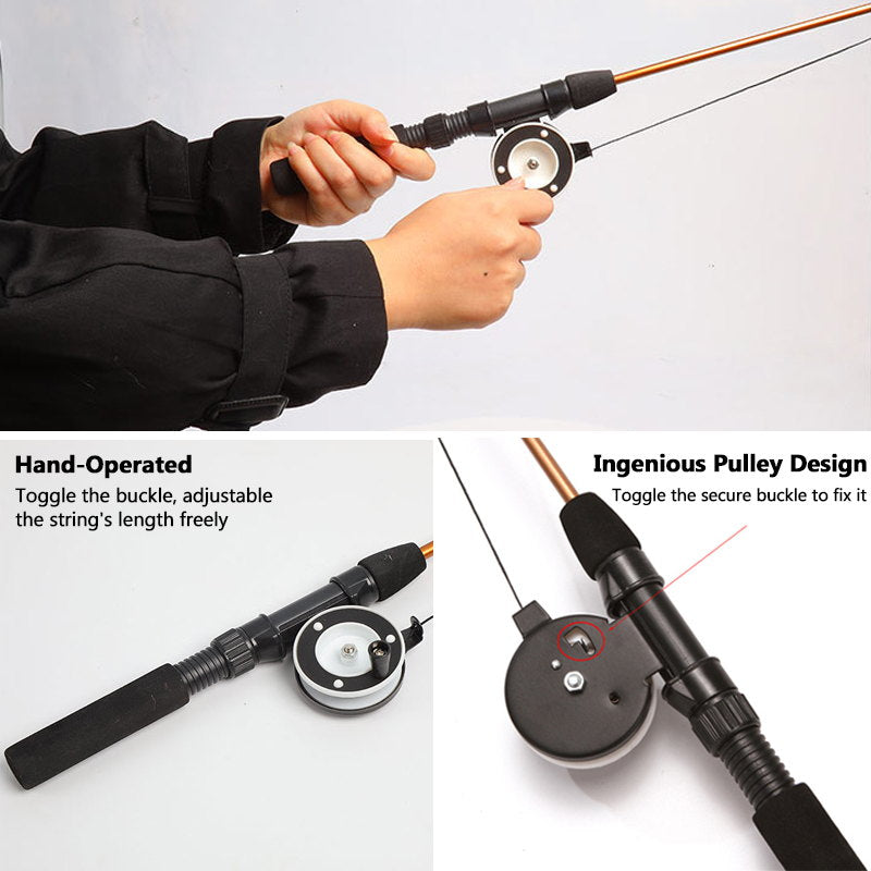 cat fishing pole toy detail 