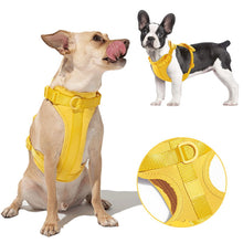 Load image into Gallery viewer, yellow dog vest harnesses 
