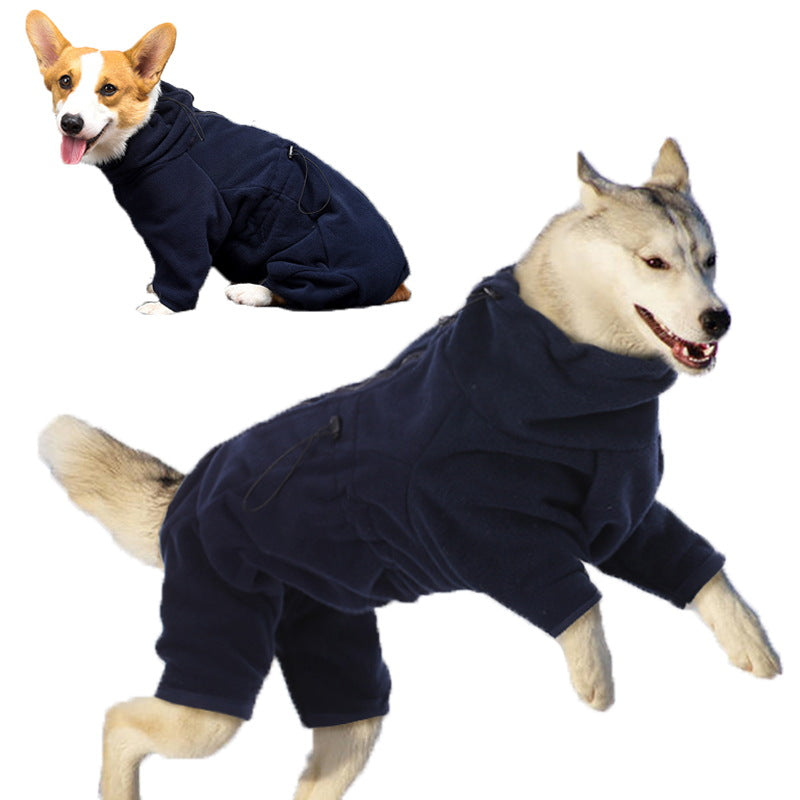 Four-Legged turtleneck dog jacket 