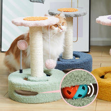 Load image into Gallery viewer, HiFuzzyPet Cute Sunflower Cat Tree for Scratching Climbing &amp; Sleeping
